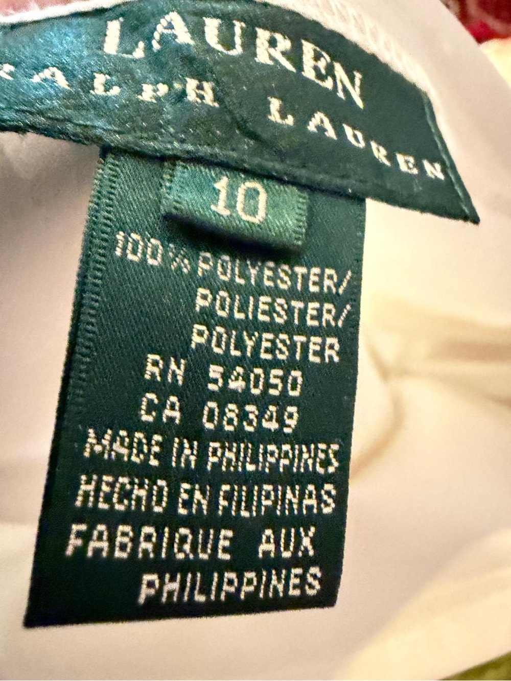 Ralph Lauren Long Cream Skirt - Picture 4 of 5